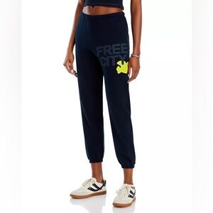 Like New - Freecity Cotton Logo Sweatpants